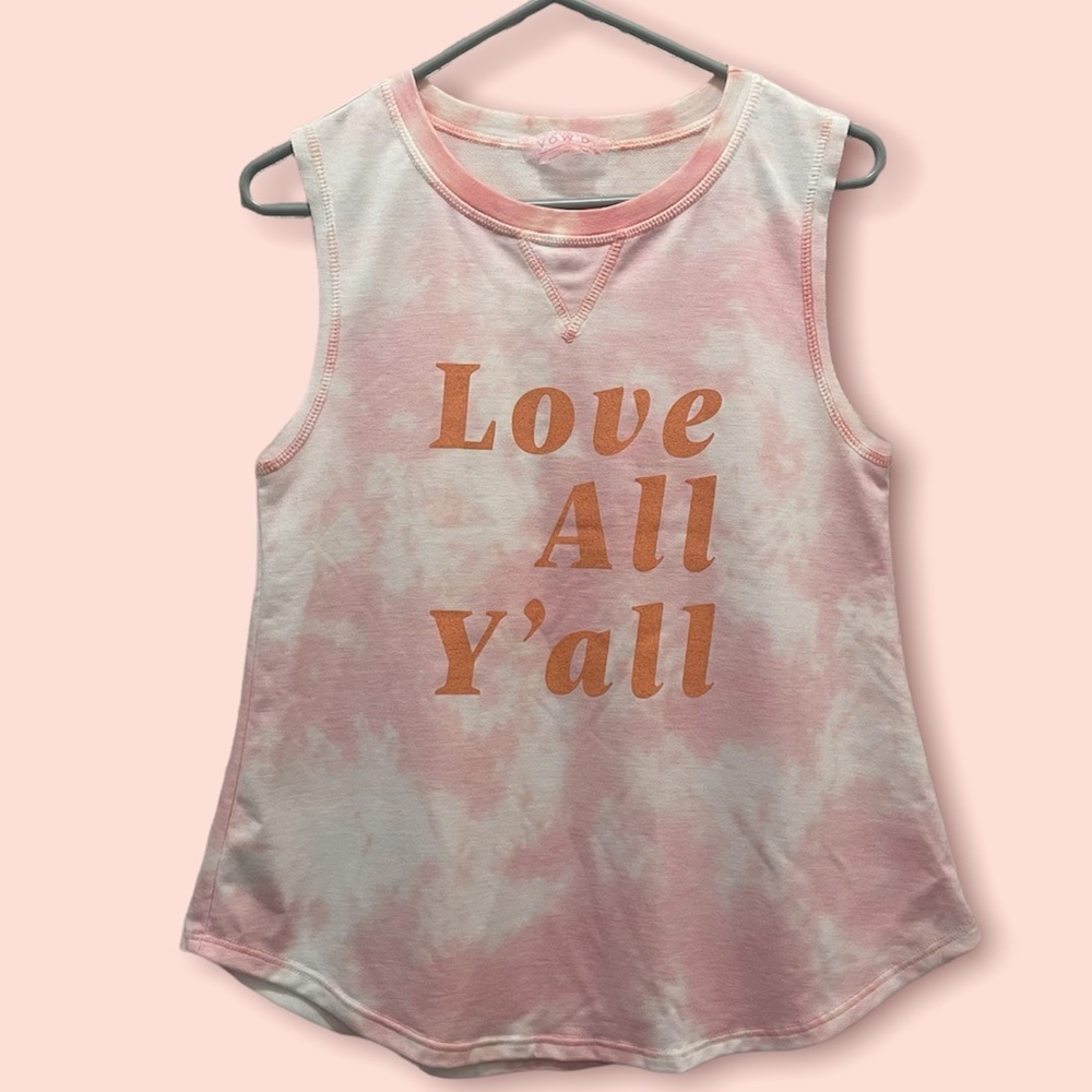 VOW’D by Altar’d State Love all y’all Tank Top Size XS